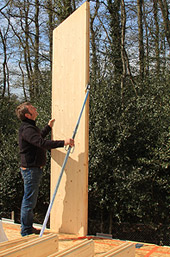 panneau en bois massif lamelle colle